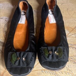 Lanvin Black Ballet Flats